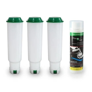 Filtr wody FilterLogic CFL-701B do ekspresu Krups (3szt.) + płyn do czyszczenia systemu mleka 500ml GRATIS