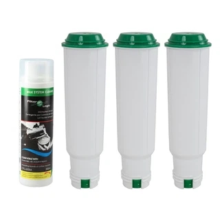Filtr wody do ekspresu Krups FilterLogic CFL-701B (3szt.) + płyn do czyszczenia dyszy spieniania mleka CFL-630M