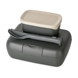 Lunchbox + sztućce Koziol CANDY READY 7272701 (popielaty) - miniatura 2