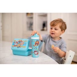 Zestaw śniadaniowy Koziol PSI PATROL niebieski (lunchbox Candy L + butelka bidon na wodę 425ml) - miniatura 3