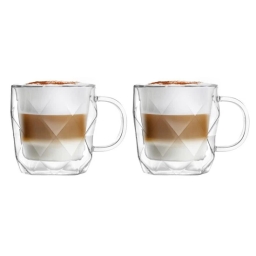 Szklanki termiczne do kawy i herbaty Vialli Design GEO 330ml (2szt.) 28500 - miniatura 1