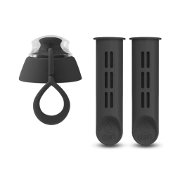 Filtr do butelki DAFI antracyt / czarny (2szt. + nakrętka) - miniatura 1