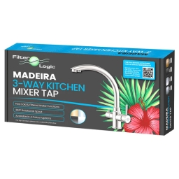 Bateria kuchenna trojdrożna kran FilterLogic Madeira (chromowana) - miniatura 3