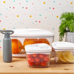 Zestaw pojemników prożniowych do przechowywania żywności DAFI SET3 (biały) - miniatura 5