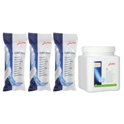 Zestaw do konserwacji Jura: filtr White 60209 (3 szt.) + tabletki odkamieniające 70751 - miniatura 1