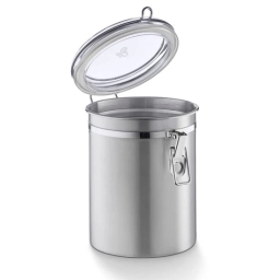 Pojemnik puszka na kawę ziarnistą i mieloną Tchibo (inox) 500g - miniatura 3