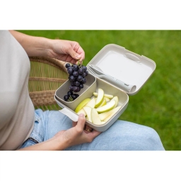 Lunchbox + sztućce Koziol CANDY READY 7272700 (beżowy) - miniatura 4