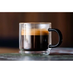 Szklanki termiczne do kawy espresso Vialli Design CARBON 80ml (4szt.) - miniatura 6