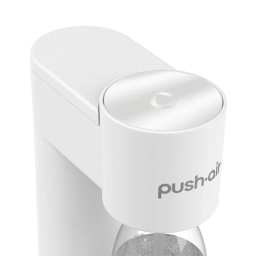 Saturator do wody Dafi PushAir (biały srebrny) + 1x butelka 0,7L + nabój CO2 (zestaw startowy) - miniatura 2