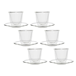 Szklaneczka termiczna do espresso ze spodkiem FilterLogic CFL-657 5+1 (6 szt.) - miniatura 8