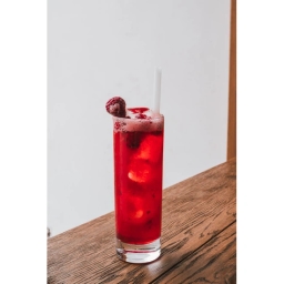 Ekologiczne białe słomki szklane proste Vialli Design VITA 20cm (6szt.) + szczoteczka do czyszczenia 26612 - miniatura 4