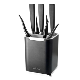 Zestaw kuchenny dozownik + ociekacz na sztućce Vialli Design LIVIO DUO (czarny) - miniatura 3