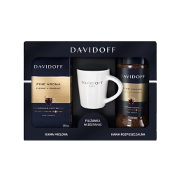 Zestaw prezentowy kawa Davidoff Fine Aroma (250g + 100g) + kubek do kawy - miniatura 1