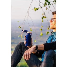 Kubek termiczny do kawy i herbaty Vialli Design FUORI 400ml (granatowy) 27701 - miniatura 8