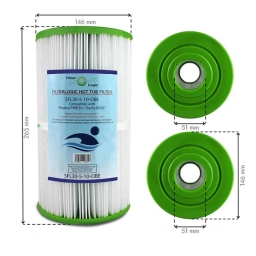 Filtr wkład wody do basenu FilterLogic SFL30-5-10-OBE (kompatybilny z PWK30) - miniatura 2