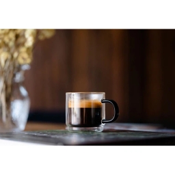 Szklanki termiczne do kawy espresso Vialli Design CARBON 80ml (2szt.) - miniatura 4