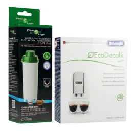 Zestaw do konserwacji ekspresu DeLonghi (filtr CFL-950B + odkamieniacz EcoDecalk Mini 2x100ml) - miniatura 1
