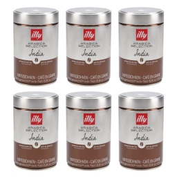 Kawa ziarnista w puszce Illy India 250g (6szt.) - miniatura 1