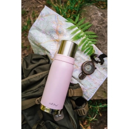 Termos turystyczny z kubkiem Vialli Design FUORI 1000ml (różowy) 27633 - miniatura 4