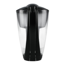 Dzbanek filtrujący szklany Dafi Crystal LED +1 filtr Classic (grafitowy) - miniatura 3