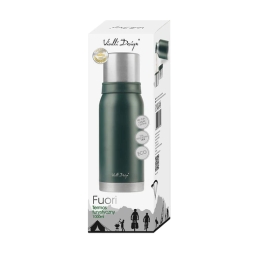 Termos turystyczny z kubkiem Vialli Design FUORI 1000ml (zielony) 27640 - miniatura 3