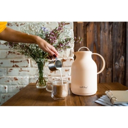 Termos konferencyjny z wkładem szklanym Vialli Design AMO 1L (kremowy) 27770 - miniatura 3