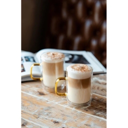 Szklanki termicznedo kawy Vialli Design AMBER 350ml (6szt.) - miniatura 2