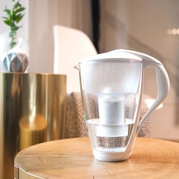 Dzbanek filtrujący szklany Dafi Crystal LED +1 filtr Classic (biały) - miniatura 9