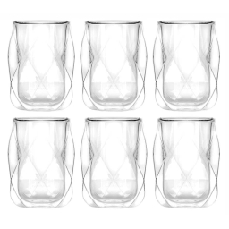 Szklanki termiczne do kawy i herbaty Vialli Design GEO 100ml (6szt.) 30442 - miniatura 1