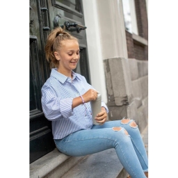 Zestaw śniadaniowy Koziol (lunchbox PASCAL + butelka bidon na wodę 425ml) beżowy - miniatura 4