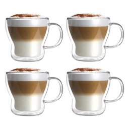 Szklanki termiczne do kawy i herbaty Vialli Design Bolla 370ml (4szt.) 26438 - miniatura 1