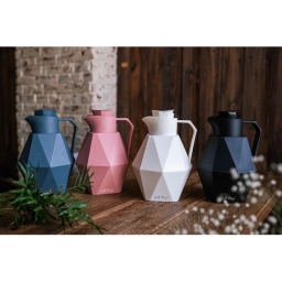 Termos z wkładem szklanym Vialli Design GEO 1L (biały) 27473 - miniatura 5