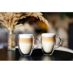 Szklanki termiczne do kawy z uszkiem Vialli Design NOA 360ml (2szt.) 29774 - miniatura 4