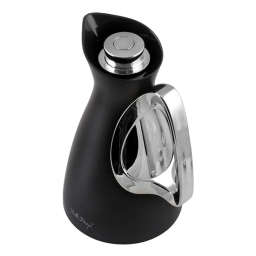 Termos z wkładem szklanym Vialli Design ALESSIA 1L (czarno-srebrny) 29217 - miniatura 2