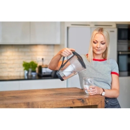 Dzbanek filtrujący szklany Dafi Crystal LED +1 filtr Classic (grafitowy) - miniatura 9