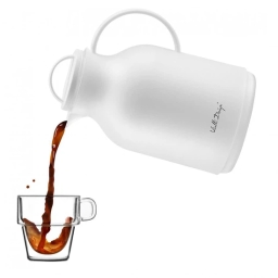 Termos konferencyjny z wkładem szklanym Vialli Design AMO 1L (biały) 27763 - miniatura 2