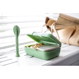 Lunchbox + sztućce Koziol CANDY READY 7272703 (zielony) - miniatura 5