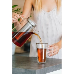Zaparzacz do herbaty szklany Vialli Design DIVA 1500ml 26568 - miniatura 4