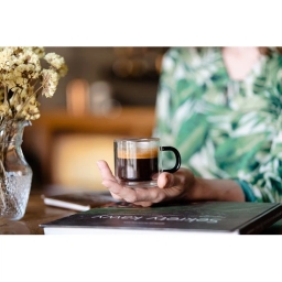 Szklanki termiczne do kawy espresso Vialli Design CARBON 80ml (6szt.) - miniatura 6