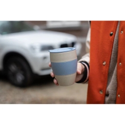 Kubek termiczny Koziol AROMA TO GO 2.0 7589275 (beżowo-niebieski) - miniatura 3