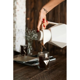 Termos z wkładem szklanym Vialli Design GEO 1L (biały) 27473 - miniatura 4