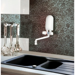 Ogrzewacz wody DAFI 5,5 kW (230V) z białą baterią kranową - miniatura 4