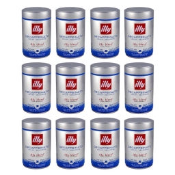 Kawa mielona w puszce Illy bezkofeinowa 250g (12szt.) - miniatura 1