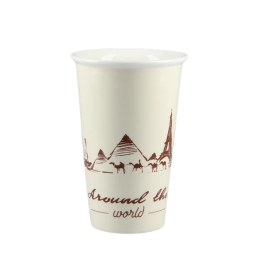 Kubek ceramiczny termiczny do kawy DeLonghi DLSC057 5513281041 (The Globetrotter) - miniatura 2