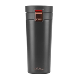 Kubek termiczny do kawy i herbaty Vialli Design FUORI 400ml (czarny gold rose) 28036 - miniatura 2