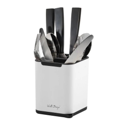 Ociekacz na sztućce suszarka Vialli Design LIVIO DUO (biały) 28289 - miniatura 2