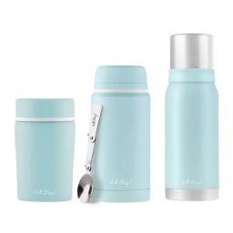 Zestaw termos Vialli Design FUORI (500ml+750ml+1000ml) - miętowy - miniatura 1