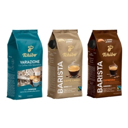 Kawa ziarnista Tchibo Variazione + Barista Crema + Barista Espresso (zestaw degustacyjny) 3kg - miniatura 1