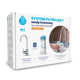 Bateria kuchenna filtrująca jednodrożna Dafi Flow Comfort D-1 z baterią ALTO (chrom) - miniatura 2