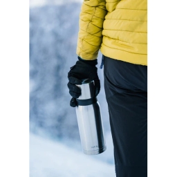 Termos turystyczny z kubkiem Vialli Design FUORI 1000ml (stalowy matowy) 28081 - miniatura 4